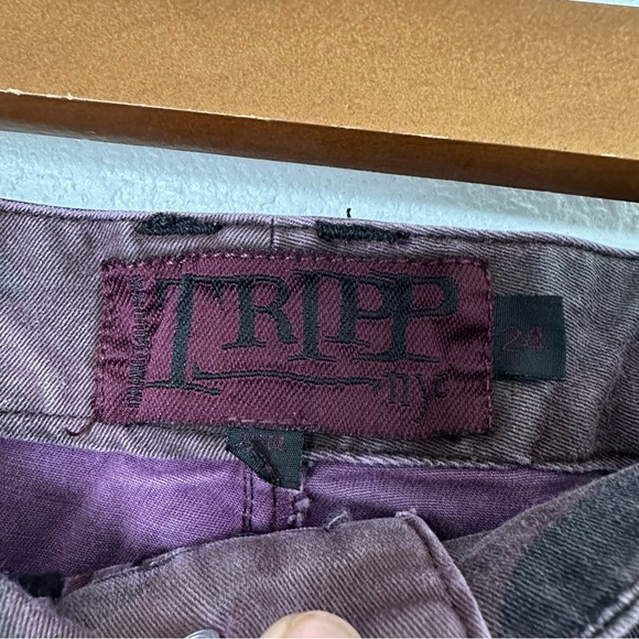 Tripp nyc purple camo y2k/ streetwear/ skirt/grunge/ grungey - Picture 3 of 4